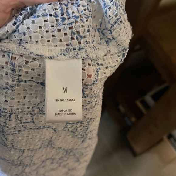 Marysia MAXI cover Up in blue & white - Picture 3 of 3